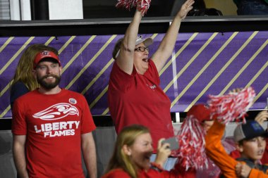 Orlando Florida Exploria Stadyumu 'ndaki 2019 Tedavi Kupası 21 Aralık 2019 Georgia Southern Eagles' a karşı Liberty Flames.