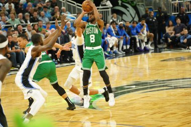 Orlando Magic, Boston Celtics 'i 24 Ocak 2020' de Orlando, Florida 'da Amway Center' da ağırladı.