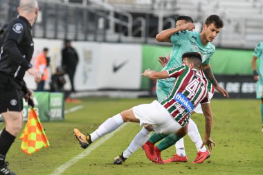 Fluminense, Florida Kupası 'nda 15 Ocak 2018' de Orlando Florida 'da oynanan Spektrum Stadyumu' nda Barcelona SC 'ye karşı..