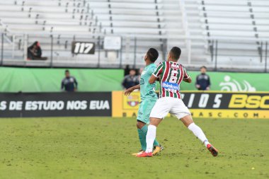 Fluminense, Florida Kupası 'nda 15 Ocak 2018' de Orlando Florida 'da oynanan Spektrum Stadyumu' nda Barcelona SC 'ye karşı..