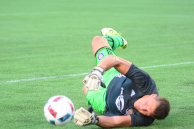 Orlando City, 24 Ağustos 2016 'da Orlando Florida' daki Kamp Dünyası Stadyumunda Toronto FC 'ye ev sahipliği yaptı..