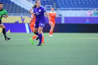 Orlando Pride sunucusu Houston Dash 23 Haziran 2016 'da Orlando Florida' daki Dünya Kampı Stadyumu 'nda..