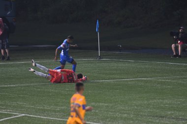 Atlanta United sunucusu Tigres & MLS Homegrown takımları 31 Temmuz 2018 'de Atlanta, Georgia' da düzenlenen MLS All Star haftasında.