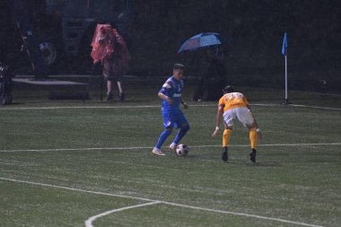 Atlanta United sunucusu Tigres & MLS Homegrown takımları 31 Temmuz 2018 'de Atlanta, Georgia' da düzenlenen MLS All Star haftasında.