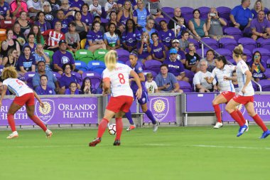Orland Pride, 25 Ağustos 2018 'de Orlando Florida' daki Exploria Stadyumu 'nda Chicago Red Stars' a ev sahipliği yapıyor..  