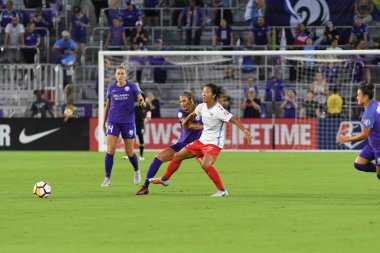 Orland Pride, 25 Ağustos 2018 'de Orlando Florida' daki Exploria Stadyumu 'nda Chicago Red Stars' a ev sahipliği yapıyor..  