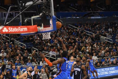 Orlando Magic 29 Ocak 2019 'da Orlando Florida' daki Amway Center 'da OklahomaCity Thunder' a ev sahipliği yaptı.