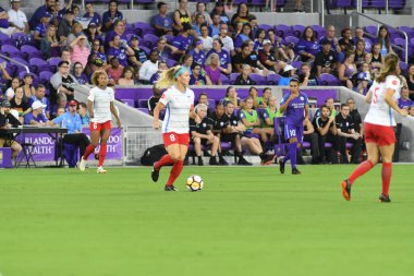 Orland Pride, 25 Ağustos 2018 'de Orlando Florida' daki Exploria Stadyumu 'nda Chicago Red Stars' a ev sahipliği yapıyor..  
