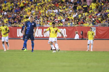 ABD Kolombiya 'ya karşı Raymond James Stadyumu' nda 11 Ekim 2018 'de.  