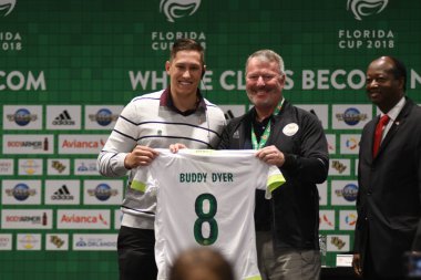 Basın Konferansı futbolcularının görüntüsü