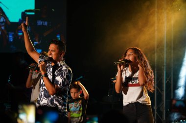 Miel San Marcos grubu 28 Temmuz 2019 tarihinde Tampa Florida 'daki Iglesia de Dios Pentecostal' da sahne almaktadır. 