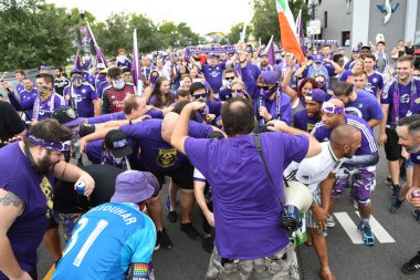 Orlando City 26 Temmuz 2018 'de Florida Exploria Stadyumu' nda NYC FC 'ye ev sahipliği yaptı. Fotoğraf: Marty Jean-Louis