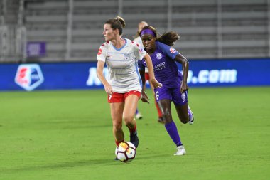 Orland Pride, 25 Ağustos 2018 'de Orlando Florida' daki Exploria Stadyumu 'nda Chicago Red Stars' a ev sahipliği yapıyor..  