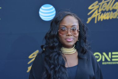 24 Mart 2018 Cumartesi günü Las Vegas 'taki Orleans Resort' ta düzenlenen 33. Yıldız Ödülleri Kırmızı Halı sırasında ünlüler. 