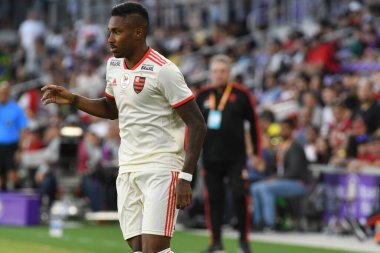 Flamengo Eintracht Frankfurt 'a karşı 12 Ocak 2019 Cumartesi günü Orlando City Stadyumu' nda. 