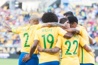 Brezilya, 8 Haziran 2016 tarihinde Orlando Florida 'daki Copa America Centenario' da Haiti ile karşılaştı.. 