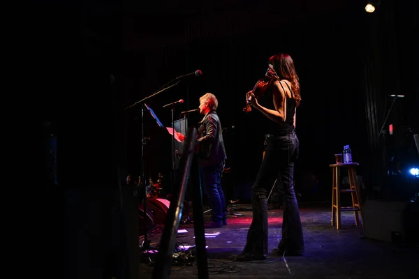 Singer Jon Bon Jovi Performs State Street Theater Support Hillary — Stock Photo, Image