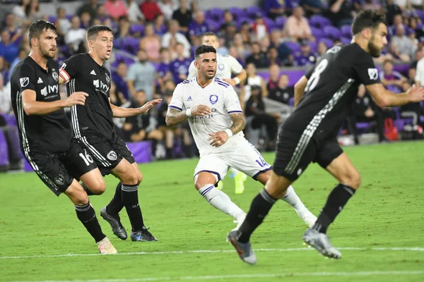 Orlando City Hosts Sporting Kansas Exploria Stadium Wednesday August 2019 — Stock Photo, Image