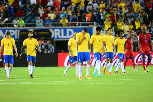 Коста Рика Встретится Парагваем Время Copa America Centenario Стадионе World — стоковое фото