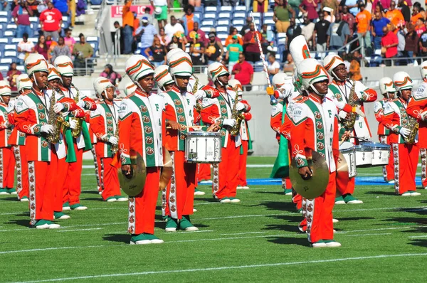 Florida Rattlers Affrontare Bethune Cookman Wildcats Scavato Classici Della Florida — Foto Stock