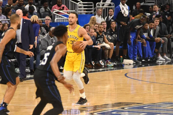 Orlando Magic, 28 Şubat 2019 Perşembe günü Orlando Florida 'daki Amway Center' da Golden State Warriors 'a ev sahipliği yaptı. 
