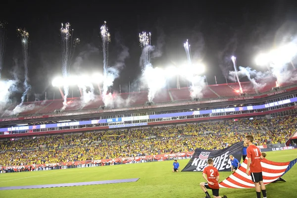 ABD Kolombiya 'ya karşı Raymond James Stadyumu' nda 11 Ekim 2018 'de. 