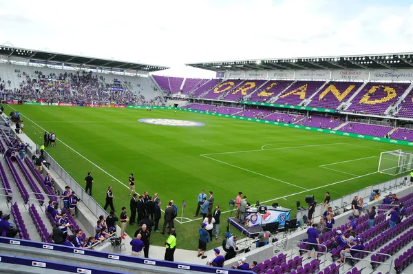 Orlando City, 5 Mart 2017 'de Orlando City Stadyumu' nda NYC FC 'ye ev sahipliği yaptı..  