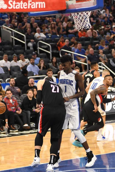 Orlando Magic Värd För Portland Trail Blazers Amway Center Orlando — Stockfoto