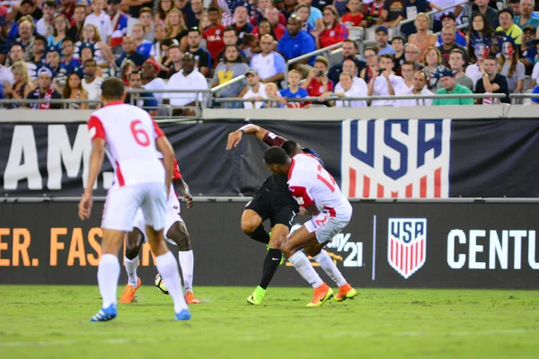 Settembre 2016 Squadra Calcio Statunitense Trinidad Tobago Ospiterà All Everbank — Foto Stock