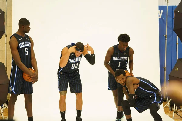 Orlando Magic Media Dia Amway Center Orlando Florida Setembro 2019 — Fotografia de Stock