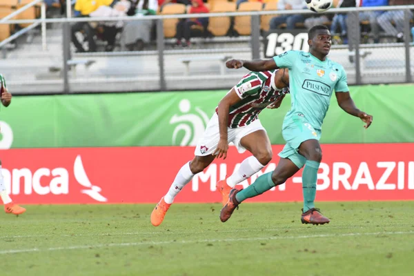 Fluminense Barcelona Florida Cup Spectrum Stadium Den Januari 2018 Orlando — Stockfoto