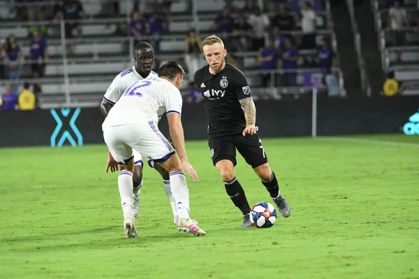 Orlando City Accueille Sporting Kansas Stade Exploria Mercredi Août 2019 — Photo