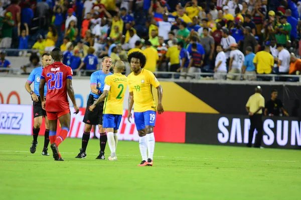 Costa Rica Tegenover Paraguay Tijdens Het Copa America Centenario Het — Stockfoto