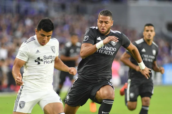 Orlando City 21 Nisan 2018 'de Orlando Florida' daki Exploria Stadyumu 'nda San Jose depremlerine ev sahipliği yaptı..  