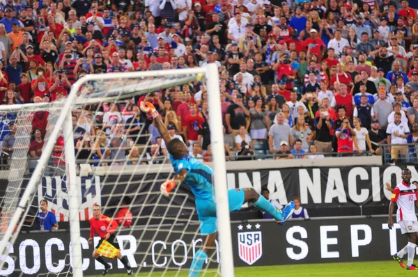 États Unis Équipe Soccer Accueille Trinidad Tobago Everbank Field Jacksonville — Photo