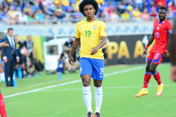 Brasil Møter Haiti Copa America Centenario Orlando Florida Camping World – stockfoto