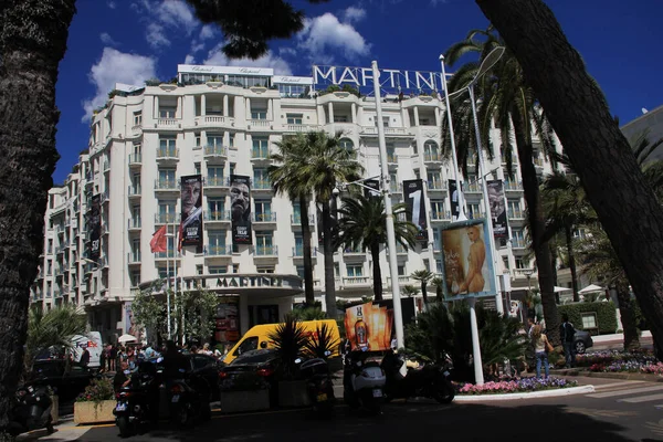 Cannes Városa Cannes Filmfesztivál Évfordulóján 2014 Május — Stock Fotó