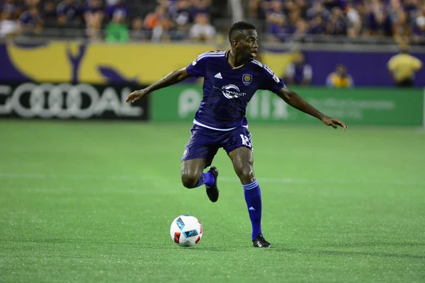 Orlando City Empfängt Houston Dynamo Juli 2016 Camping World Stadium — Stockfoto