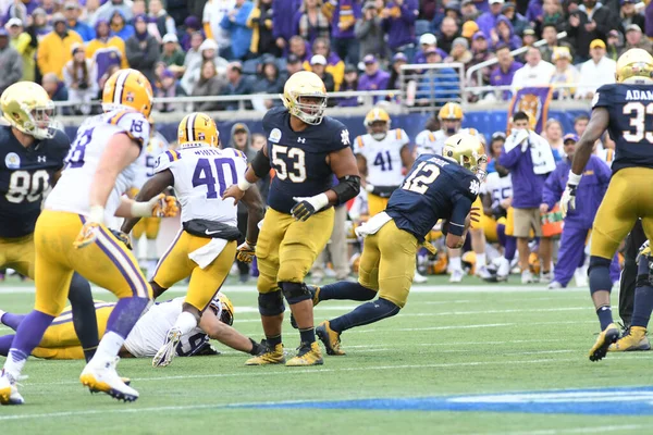 Notre Dame Enfrentará Lsu Durante Citrus Bowl Camping World Stadium —  Fotos de Stock