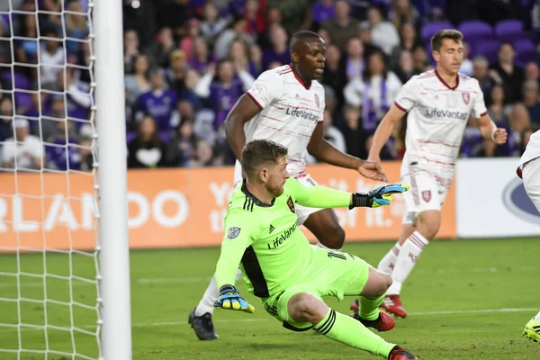 Orlando City Acoge Real Salt Lake Estadio Exploria Sábado Febrero — Foto de Stock