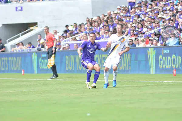 Orlando City Empfängt Galaxy April 2017 Citrus Bowl Orlando Florida — Stockfoto