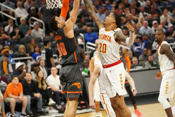 Orlando Magic Empfangen Montag Den Februar 2020 Die Atlanta Hawks — Stockfoto