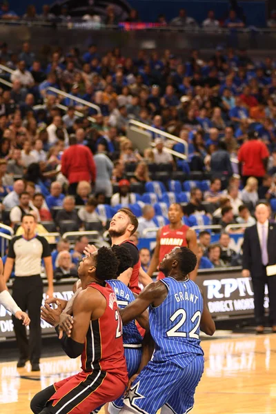 Orlando Magic Recebe Miami Heat Amway Center Orlando Florida Outubro — Fotografia de Stock