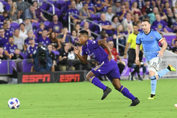 Orlando City 26 Temmuz 2018 'de Florida Exploria Stadyumu' nda NYC FC 'ye ev sahipliği yaptı. Fotoğraf: Marty Jean-Louis