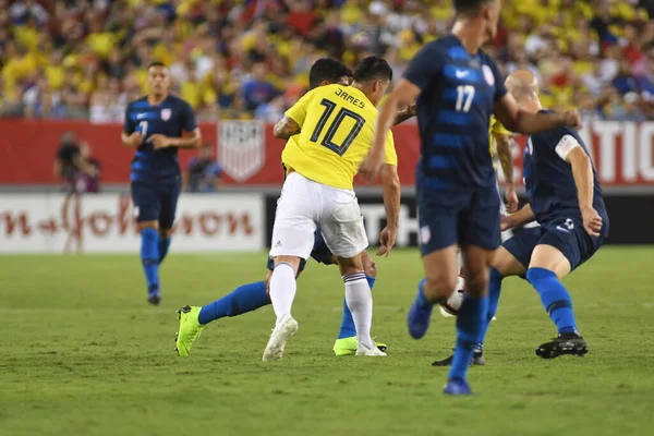 ABD Kolombiya 'ya karşı Raymond James Stadyumu' nda 11 Ekim 2018 'de.  