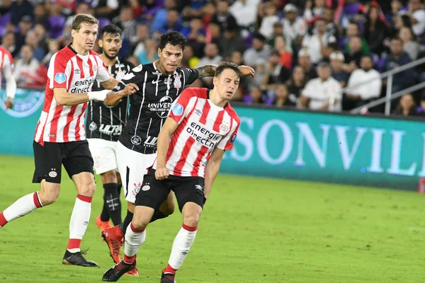 Korintliler, 10 Ocak 2018 'de Orlando City Stadyumu' nda düzenlenen Florida Kupası 'nda PSV Eindhoven' a karşı.. 