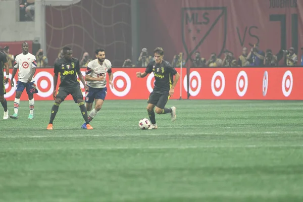 Mls All Star Juventus Mercedez Benz Stadium Atlanta Georgia Den — Stockfoto