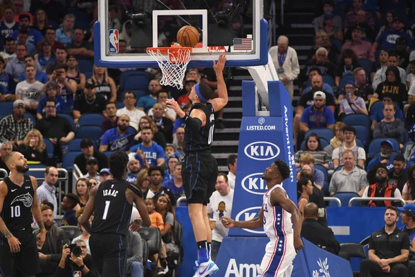 Orlando Magic Värd För Philadelphia 76Ers Amway Arena Orlando Florida — Stockfoto