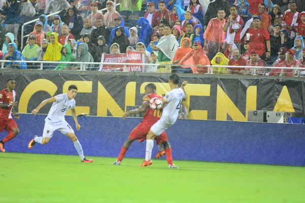 Bolívia Enfrenta Panamá Durante Centenário Americano Copa Orlando Florida Camping — Fotografia de Stock