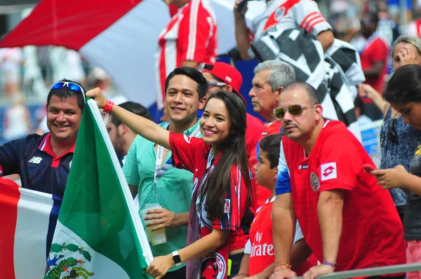 Costa Rica Enfrenta Paraguay Durante Copa América Centenario Camping World —  Fotos de Stock